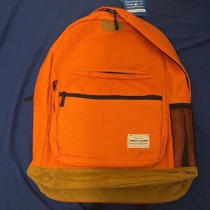 Orange and Brown Backpack